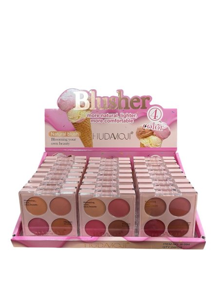 بلشر رباعي HUDAVOJI Natural Blush (B-094)