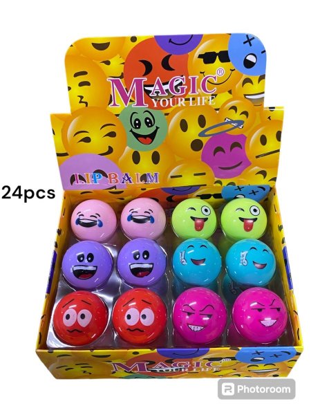 مجموعة عرض Magic Your Life Emoji Lip Balms