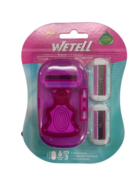 مجموعة Wetell Women’s Travel Razor Set