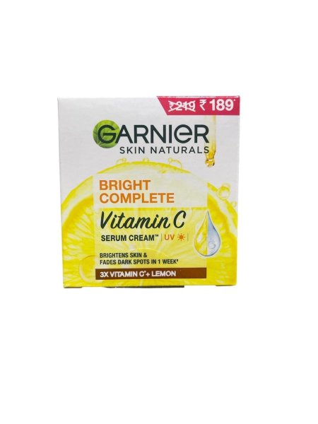 كريم و سيروم فيتامين C من Garnier