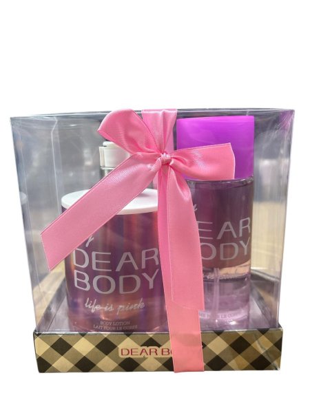 طقم هدايا Dear Body – Life is Pink