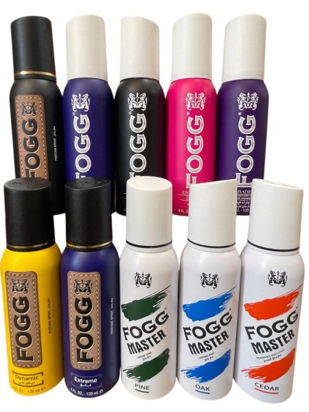 بخاخات الجسم Fogg Master & Fogg Black Series (120ml)