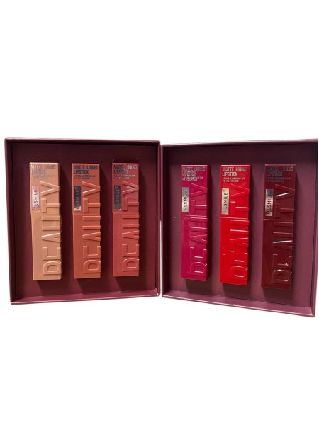 مجموعة بديل ميبلين Matte Liquid Lipstick ml smile